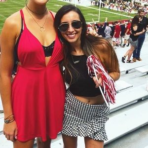 Black and white skirt